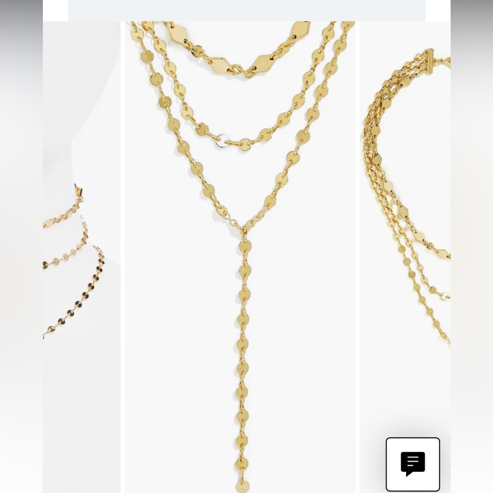 Baublebar gold necklace